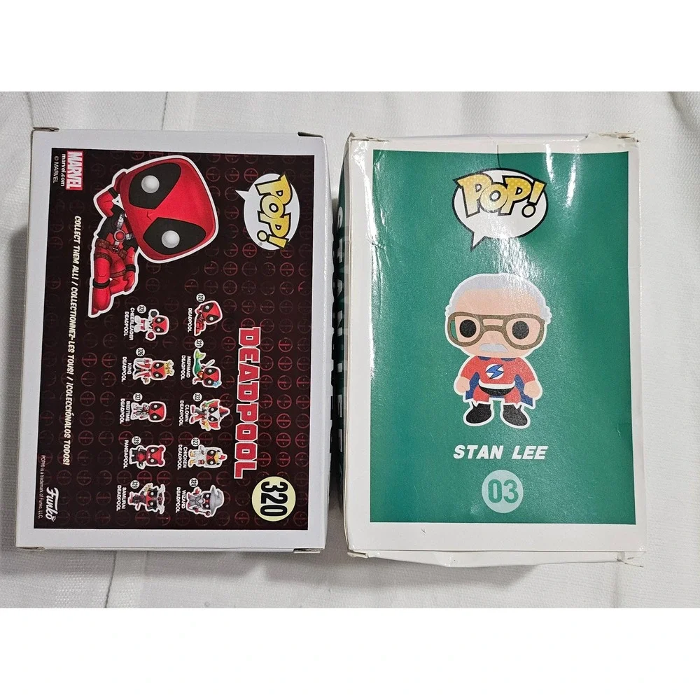 Funko Pop Marvel Deadpool #320 Bobble-Head Stan Lee #03 Collectible Vinyl Figure